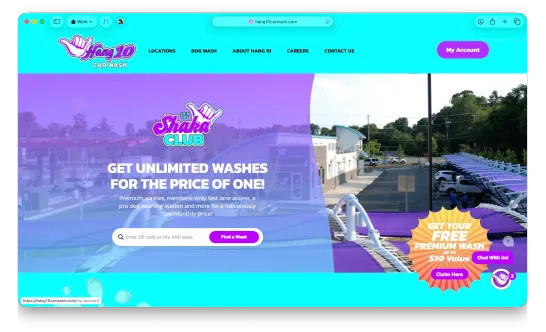 Hang10 booking and automation system