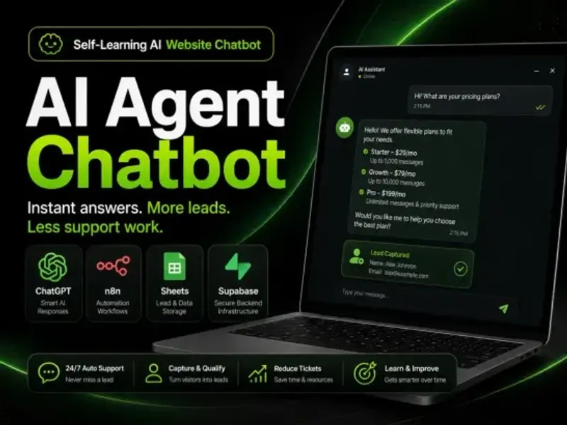 AI Website Chatbot preview 1